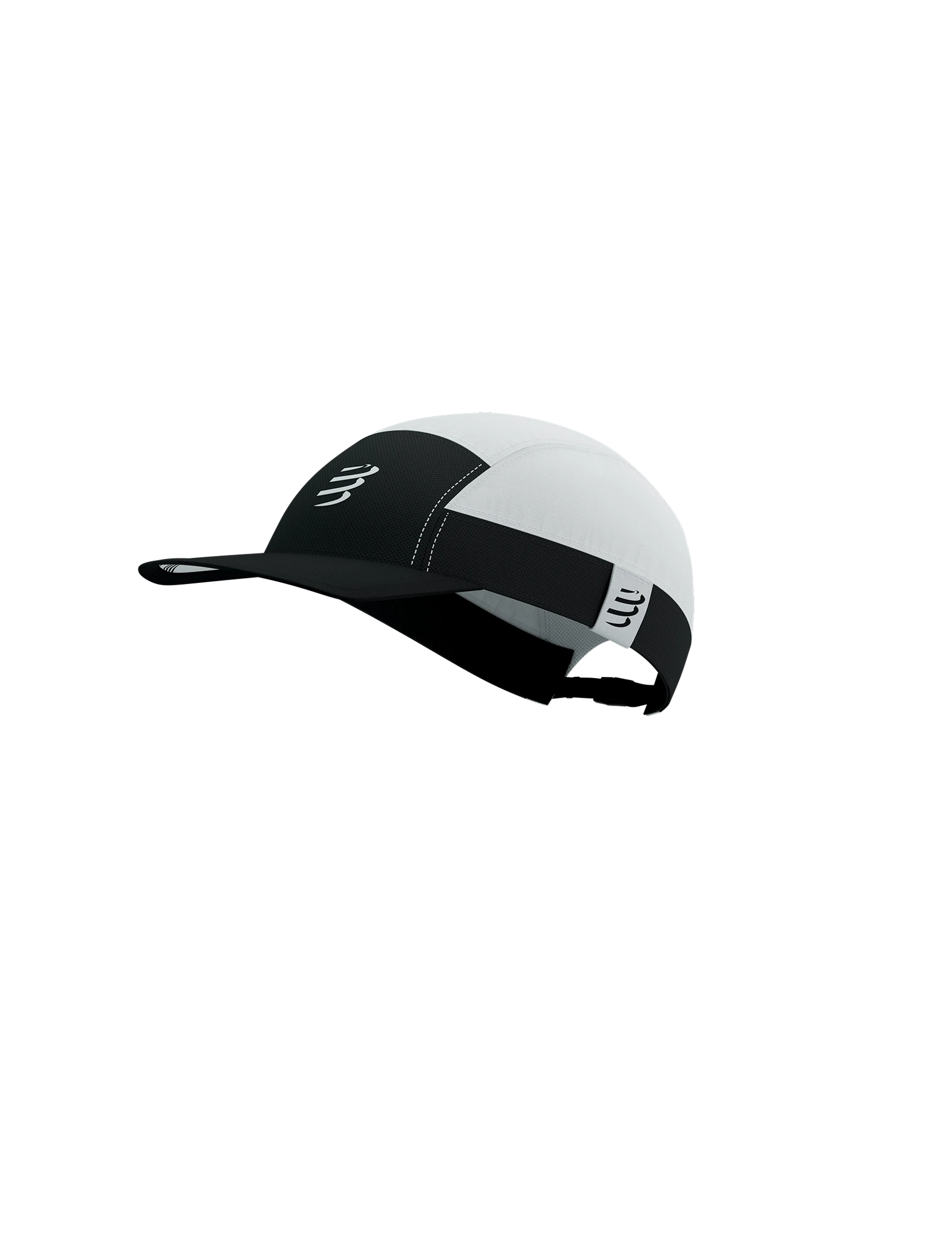 Compressport 5 Panel Light Cap White/Black 