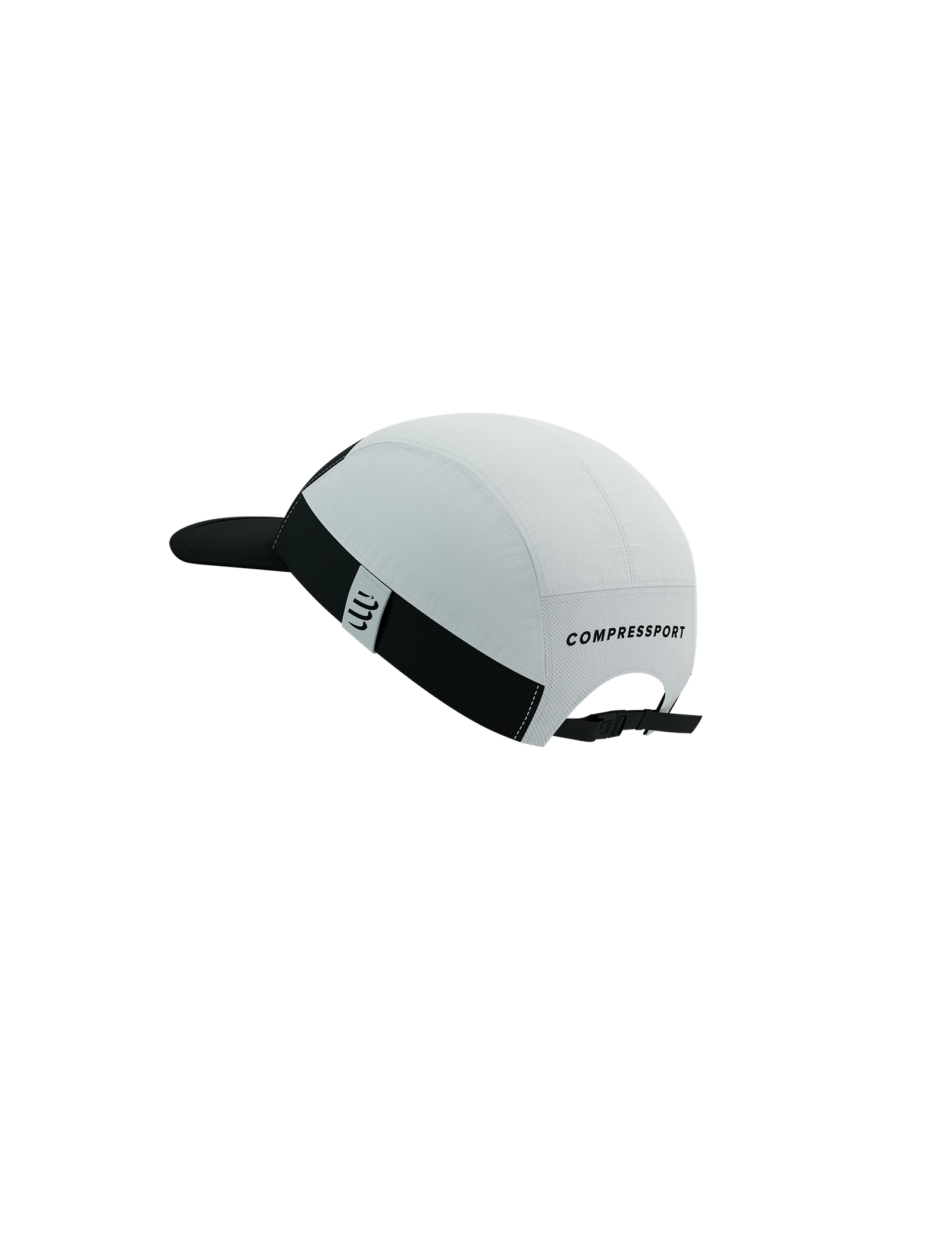 Compressport 5 Panel Light Cap White/Black 