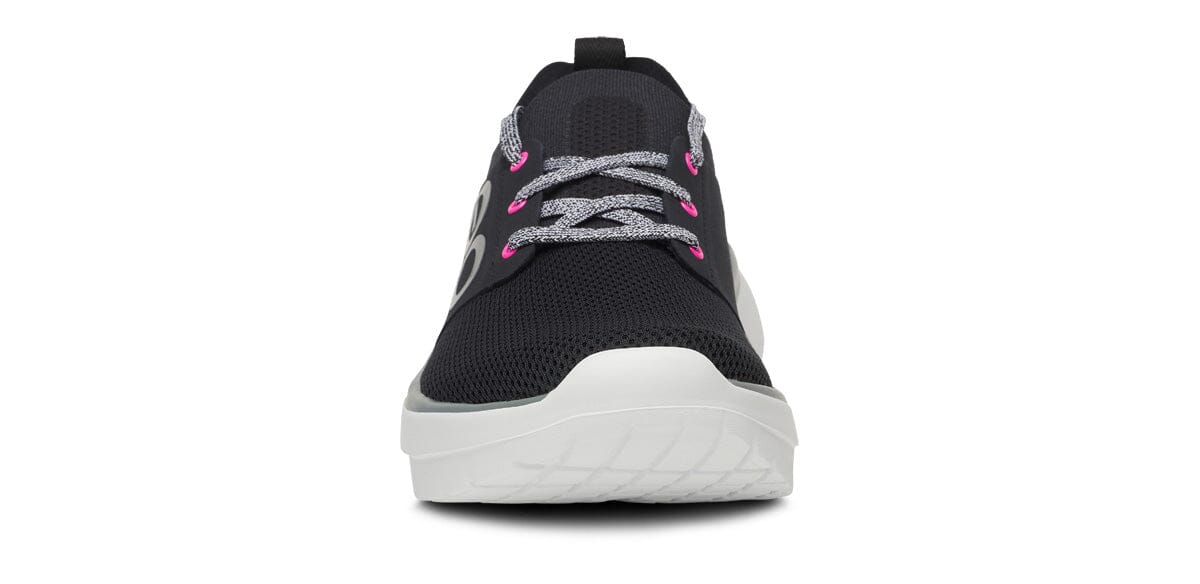 OOFOS Women's OOmy Stride - White Black 