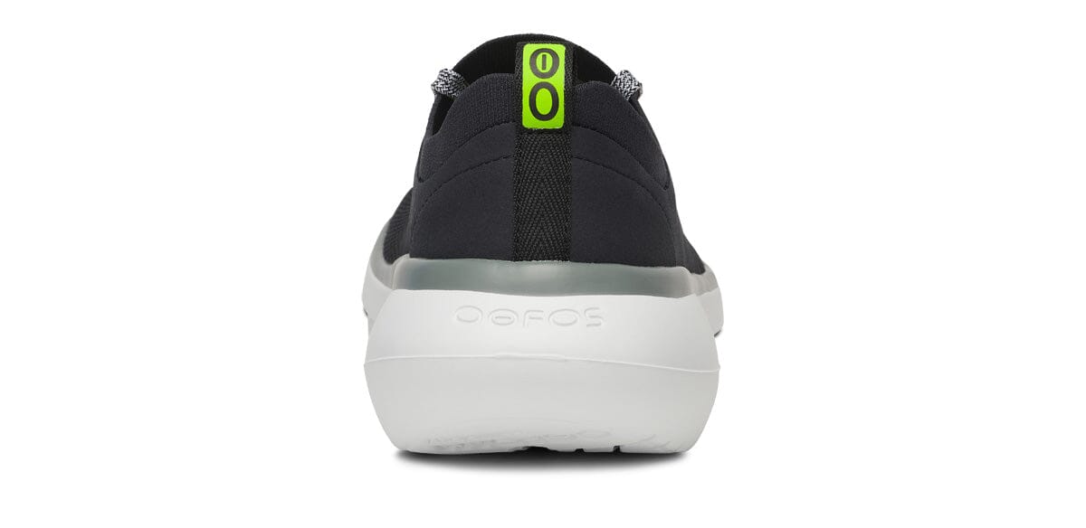 OOFOS Women's OOmy Stride - White Black 