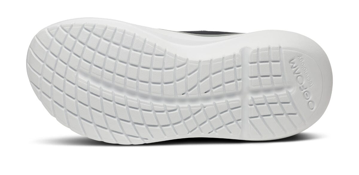 OOFOS Women's OOmy Stride - White Black 
