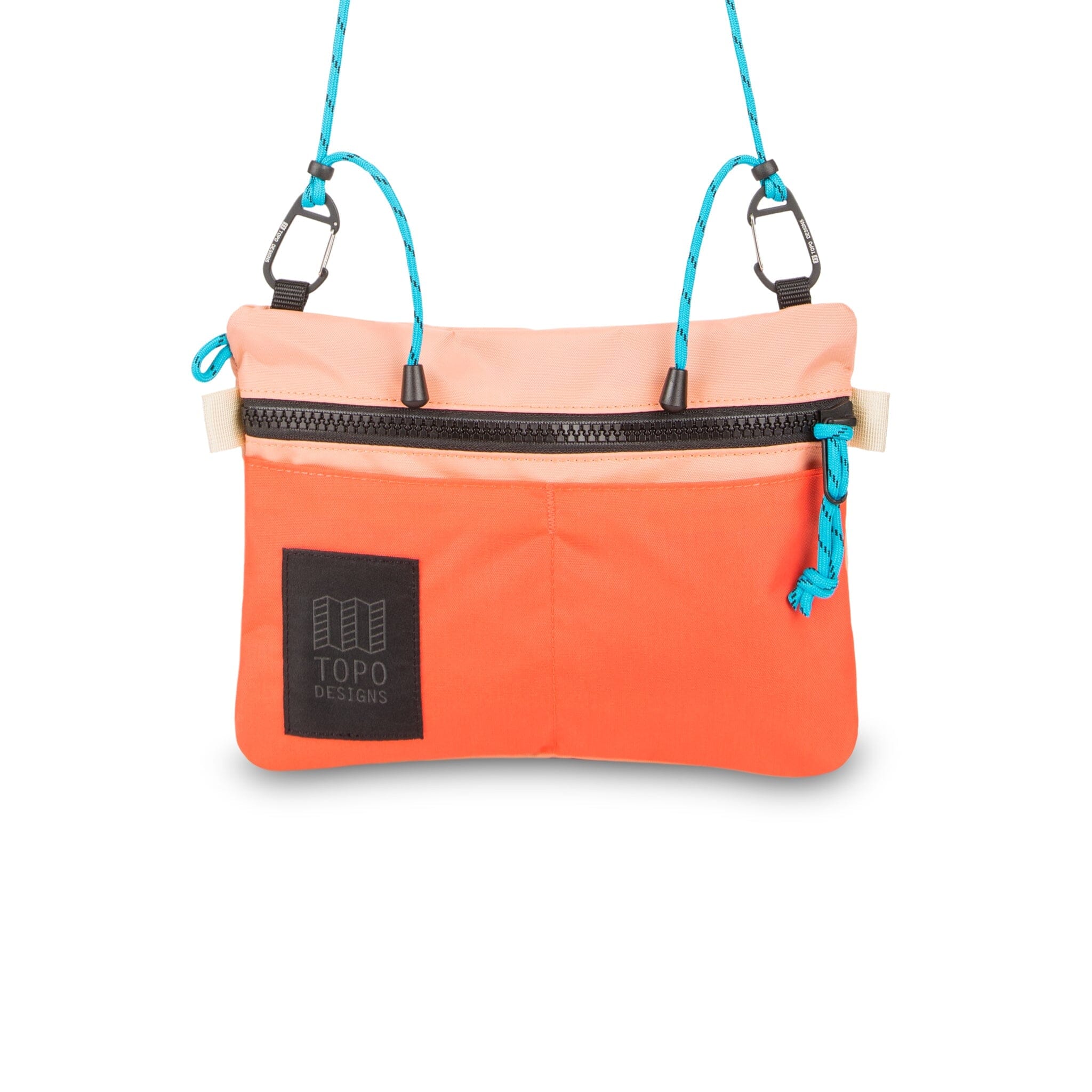 Topo Designs Carabiner Shoulder Accessory Bag Hot Coral/Peach 