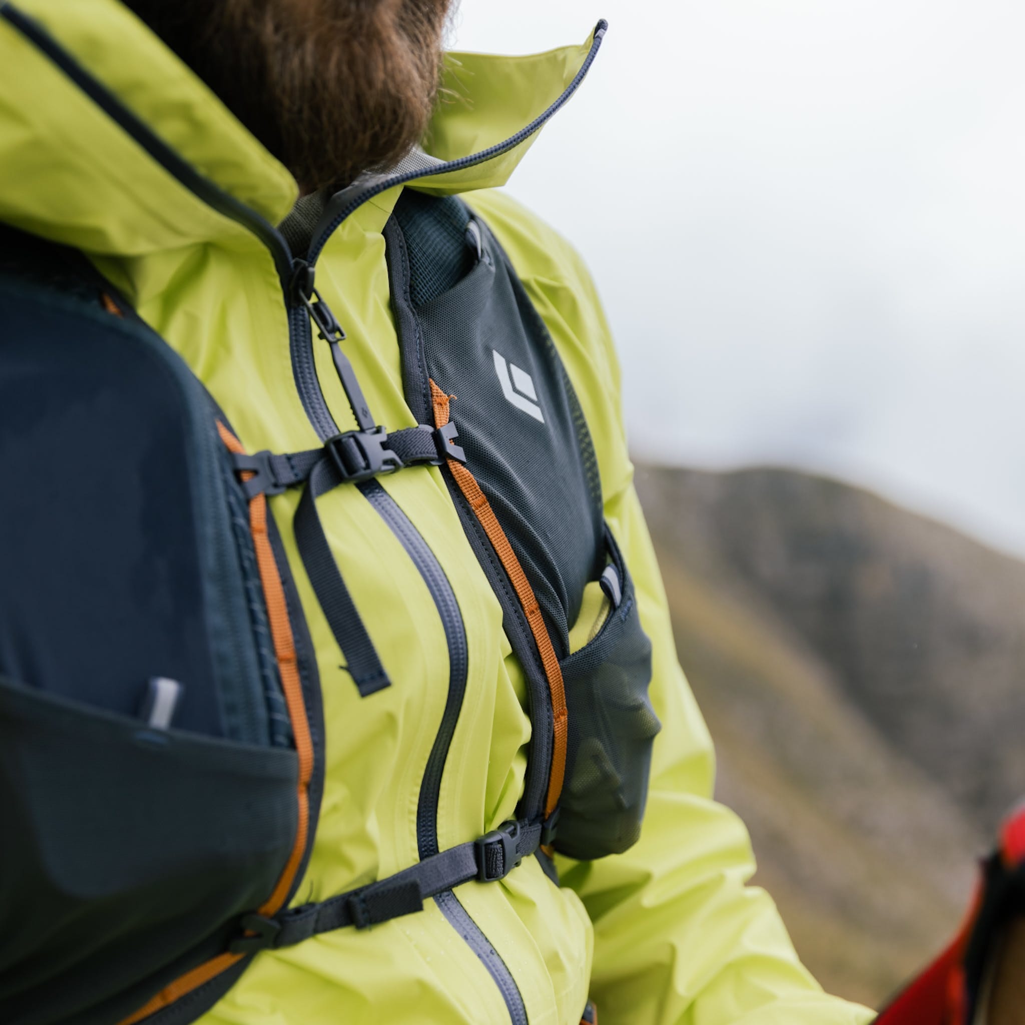 Black Diamond Men's Stormline Stretch Rain Shell Jacket 