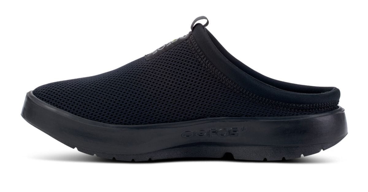 OOFOS Men's OOcoozie Sport Mule - Black 
