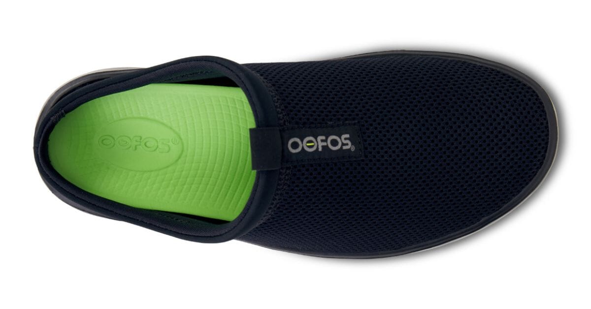 OOFOS Men's OOcoozie Sport Mule - Black 