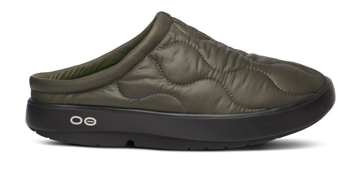 OOFOS Men's OOcoozie Thermo Mule - Alpine Moss Black & Alpine Moss Thermo US M9 EU 41 