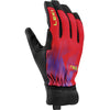 LEKI Neotrail Storm Unisex Gloves Red/Violet/Neon Yellow 6 