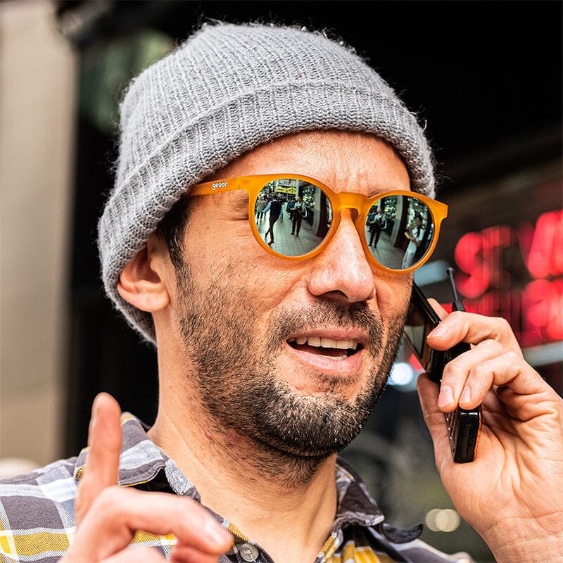 goodr Circle G - Sports Sunglasses - Freshly Baked Man Buns 