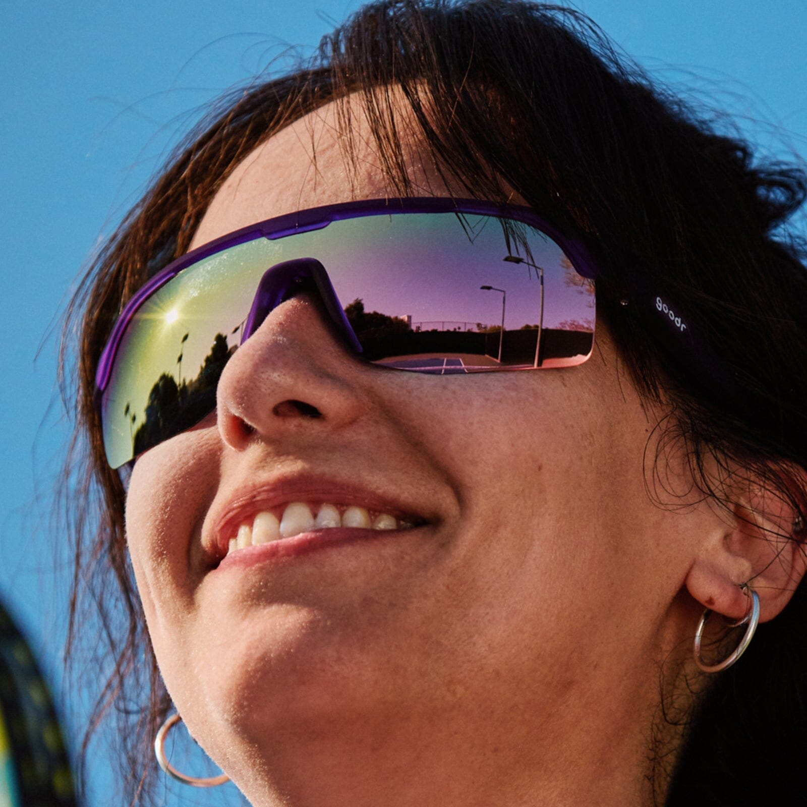 goodr Bolt G - Sports Sunglasses - Tentacle Tag Champion 