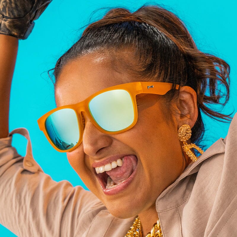 goodr BFG - Sports Sunglasses - Gold Digging with Sasquatch 