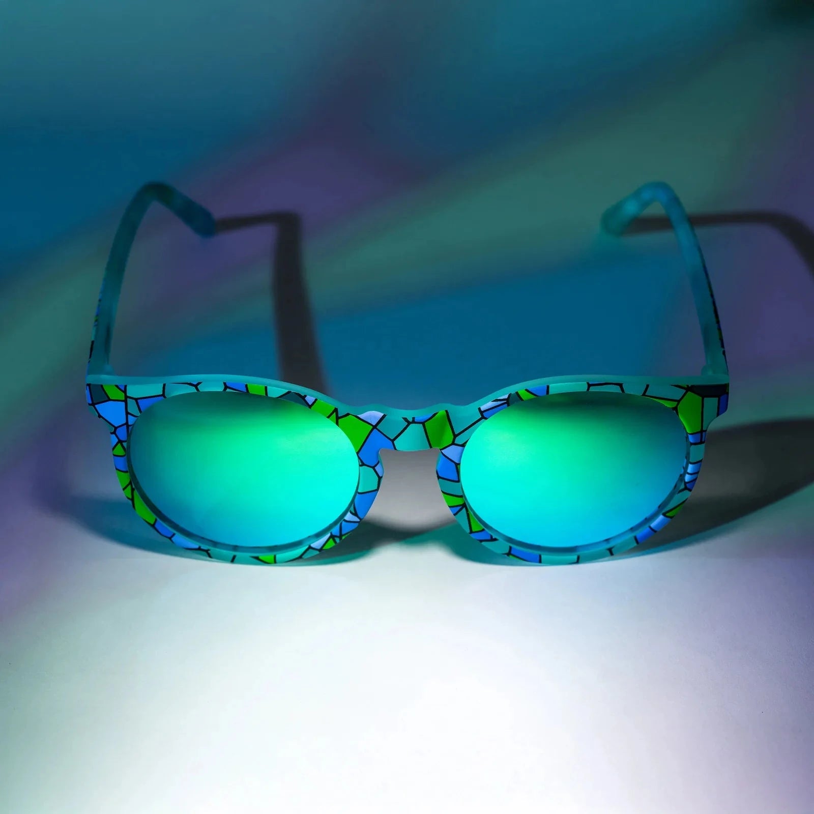 goodr Circle G - Sports Sunglasses - Moody Mosaic Musings 