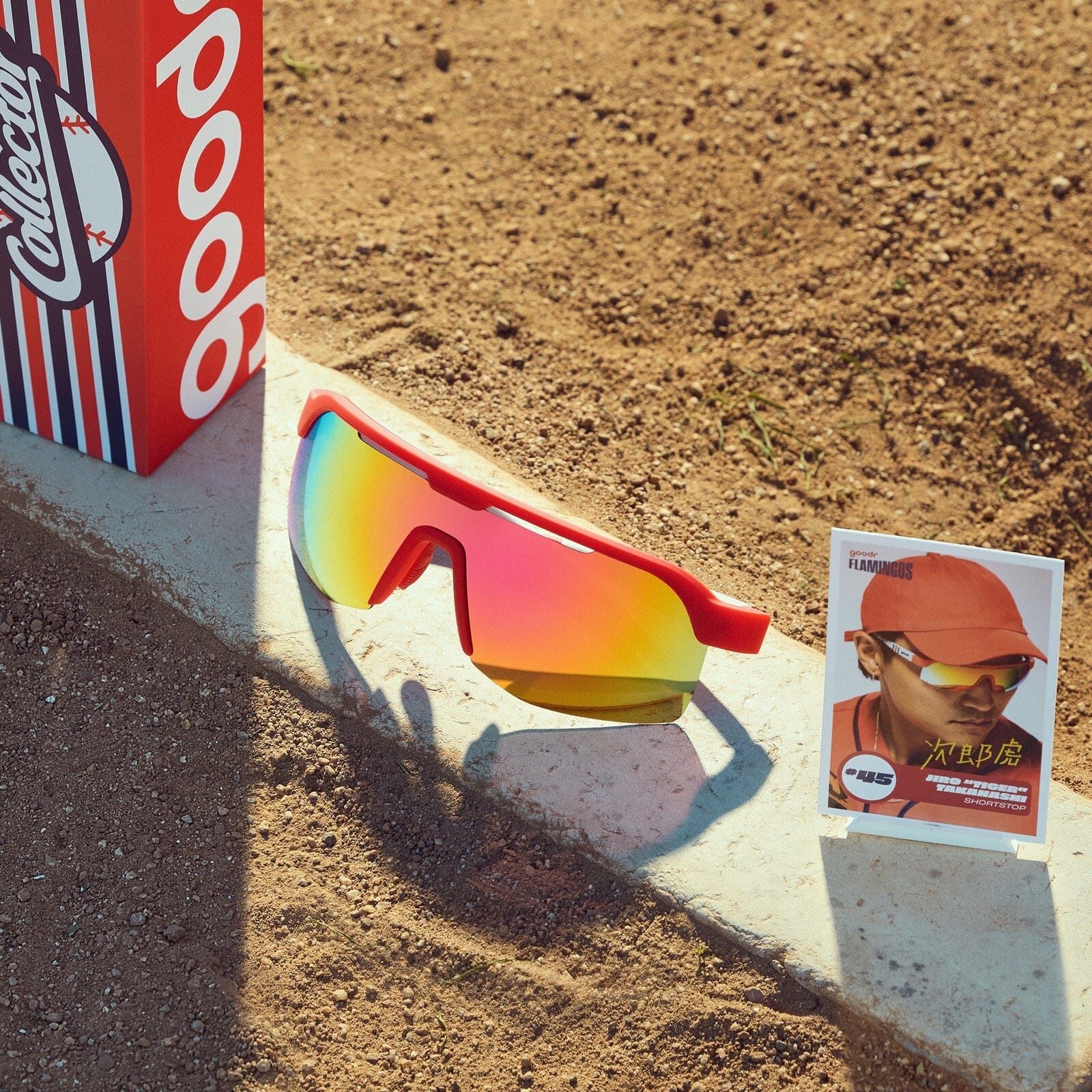 goodr Bolt G - Sports Sunglasses - Rookie Card Energy 