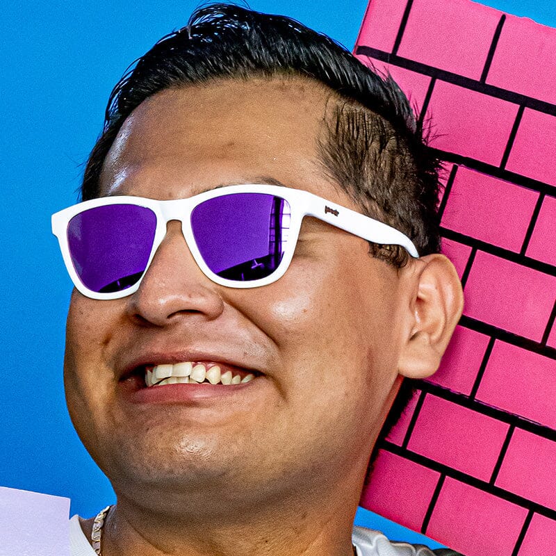 goodr OG - Sports Sunglasses - Side Scroll Eye Roll 