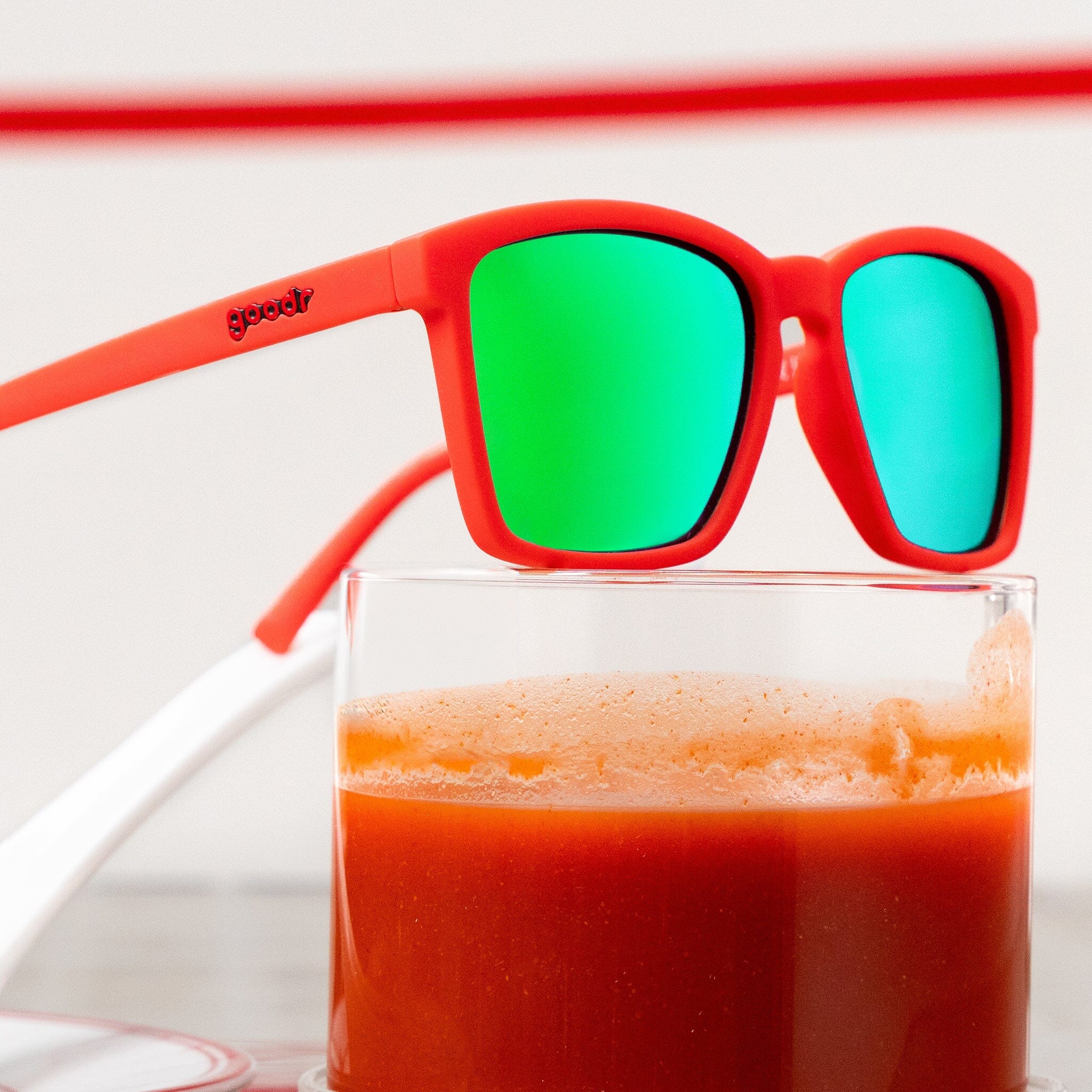 goodr LFG - Sports Sunglasses - The Devil's Ketchup 
