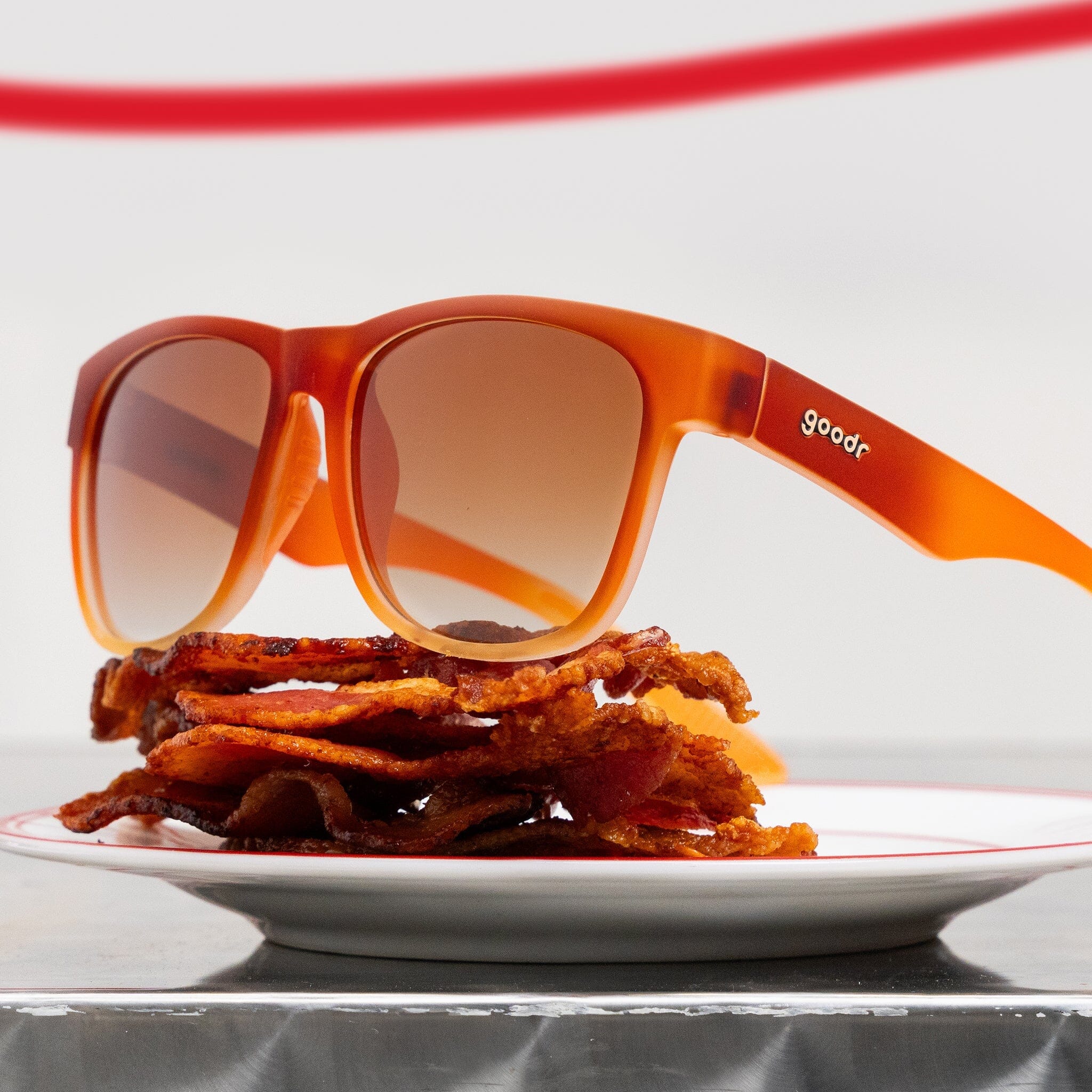 goodr BFGs - Sports Sunglasses - Wake & Bacon 