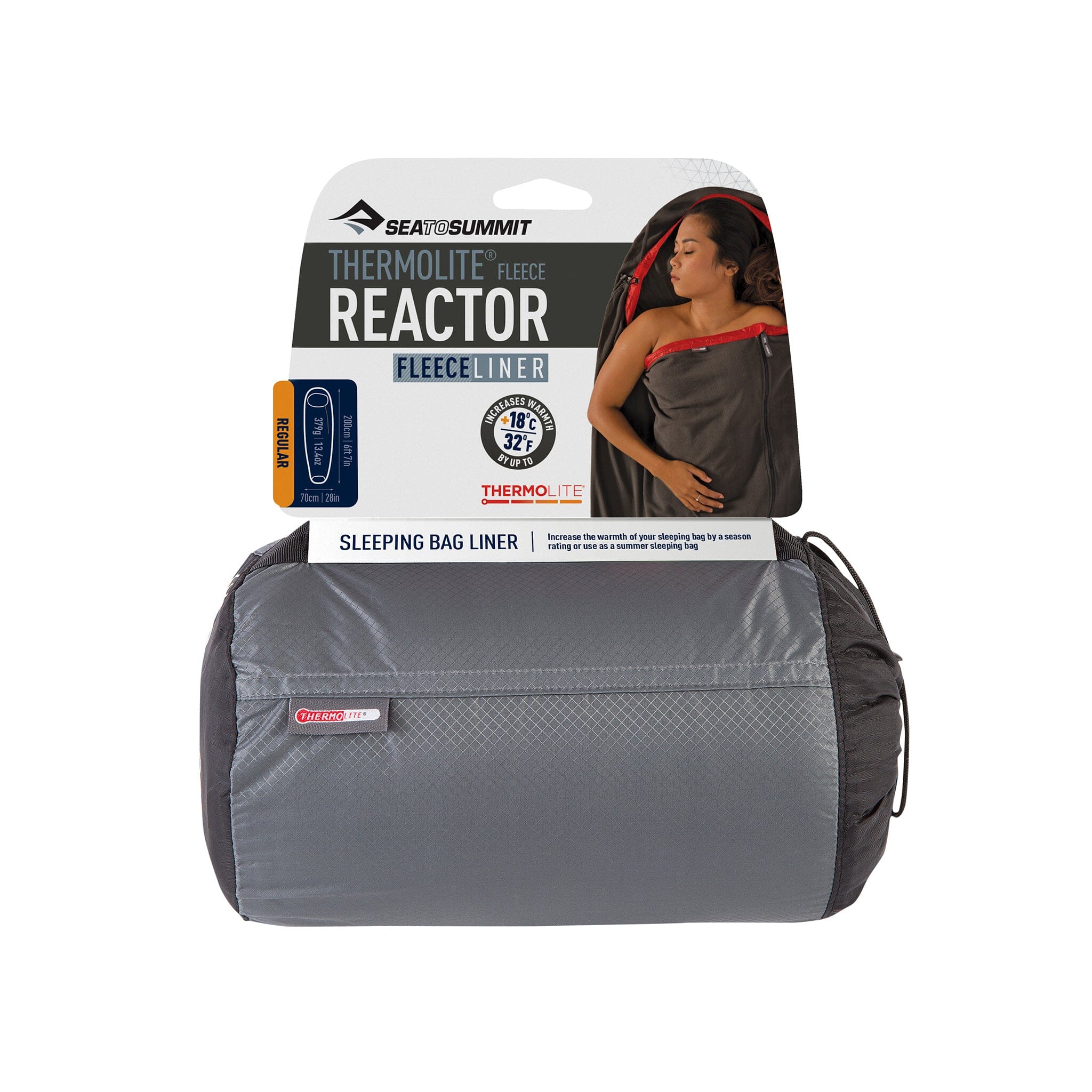 Sea to Summit Reactor Fleece Liner-Thermolite Fleece Liner Grey 