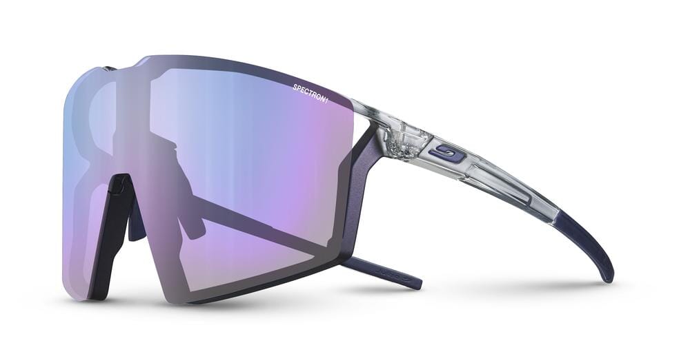 Julbo Edge Sunglasses SHINY TRANSLUCENT - Translucent Gray / Purple SP1CF One Size