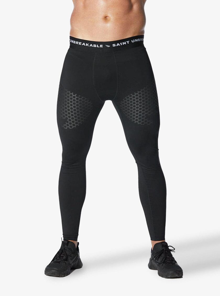 SA1NT Men's Performance Compression Tights Black/Charcoal S 