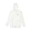 JINGER Unisex's Hooded Running Jacket J-3009 White XS 