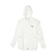 JINGER Unisex's Hooded Running Jacket J-3009 White XS 