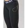 SA1NT Women's P1 Elite Compression Tights - Low Rise Black XS 