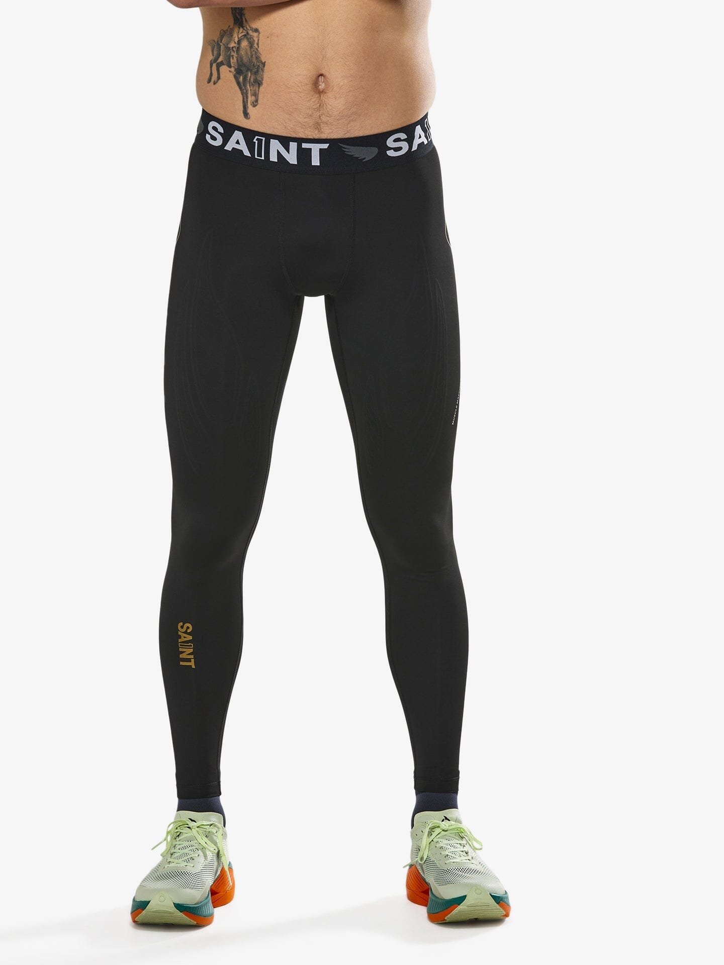 SA1NT Men's P1 Elite Compression Tights Black XS 
