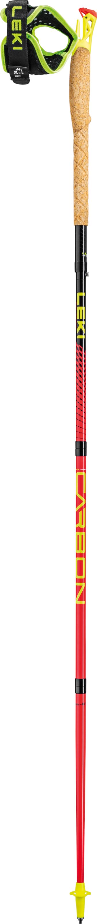 LEKI Ultratrail FX.One Hiking Poles Bright Red/Black/Neon Yellow 110cm 