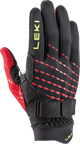 LEKI Ultra Trail Breeze Shark Gloves Black-Red-Neonyellow 6.0 