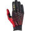 LEKI Ultra Trail Breeze Gloves Black/Red/Neon Yellow 6.0 