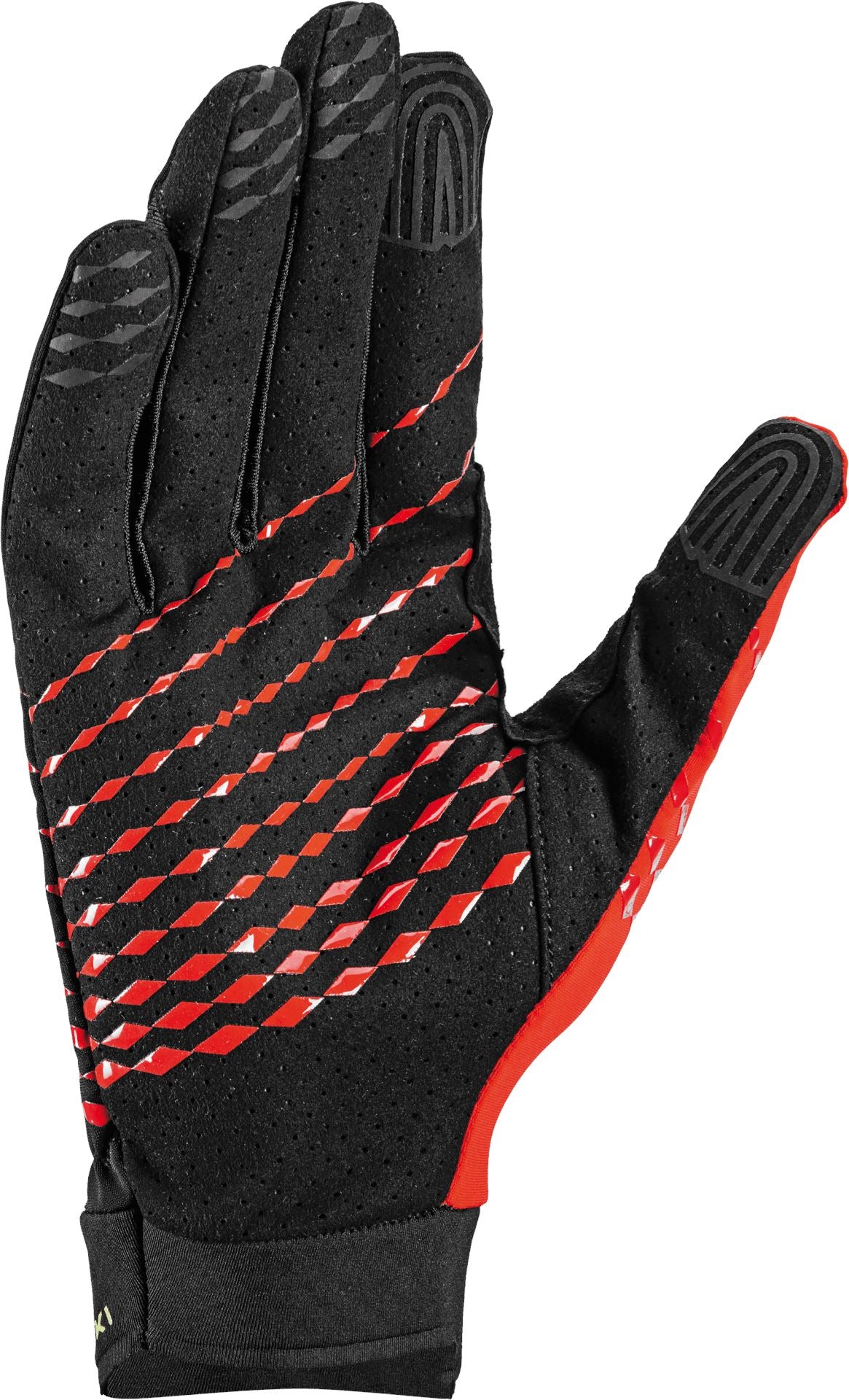 LEKI Ultra Trail Breeze Gloves Black/Red/Neon Yellow 6.0 