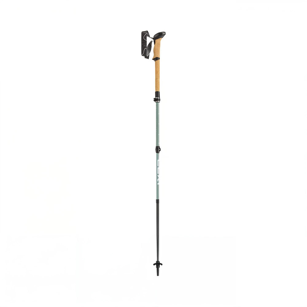 LEKI Makalu FX Carbon Hiking Poles 2026 (1 Pair) Natural Carbon/Grey Green/White 100-120cm 