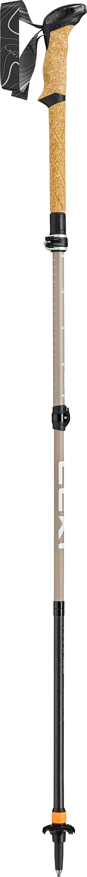 LEKI Makalu FX Carbon AS Hiking Poles 2026 (1 Pair) Pale Clay Light/White/Black 100-120cm 