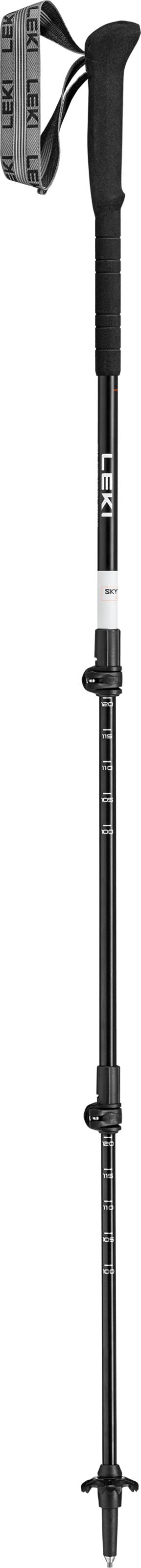 LEKI Skytera Lite Hiking poles (1 Pair) Black/White/Neon Orange 90-125cm 
