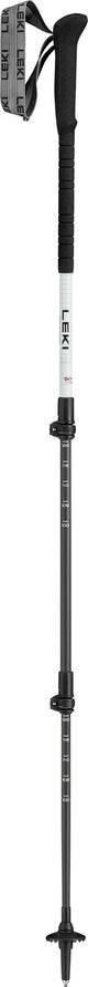 LEKI Skytera Carbon Lite Hiking Poles (1 Pair) White Black/Neon Orange Natural Carbon/Orange 100-135cm 
