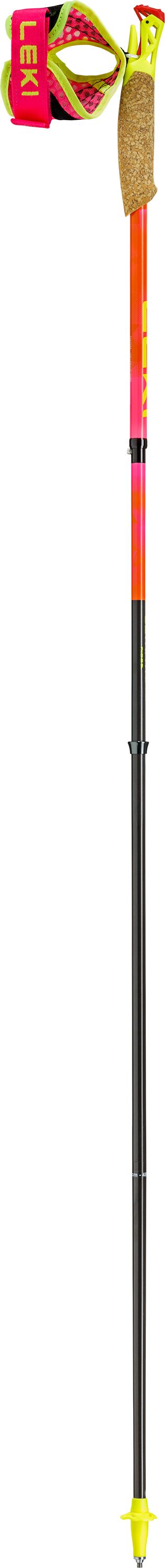 LEKI Ultratrail FX.One SL Trail Running Poles 2026 (1 Pair) Neon Pink/Pastelloarange/Neon Yellow 105cm 