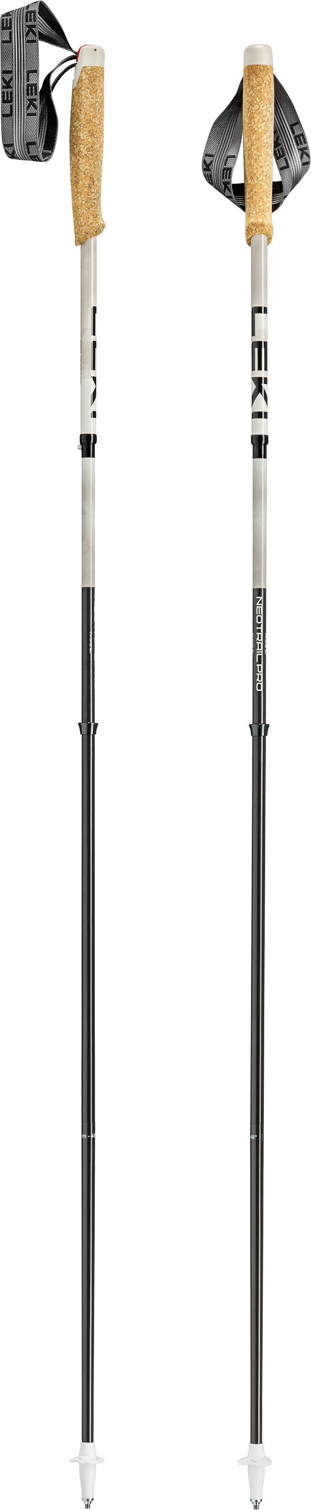 LEKI Neotrail Pro FX.One Superlite Hiking Poles 2026 (1 Pair) Warm Grey/Light-Warm Grey/Dark Black 105cm 