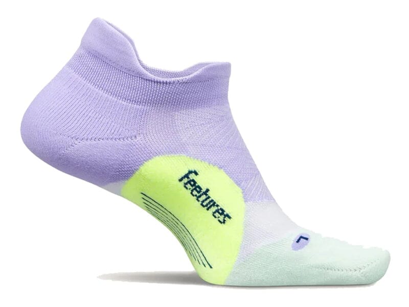 Feetures Elite Light Cushion No Show Tab Socks Lavender Rush Small 