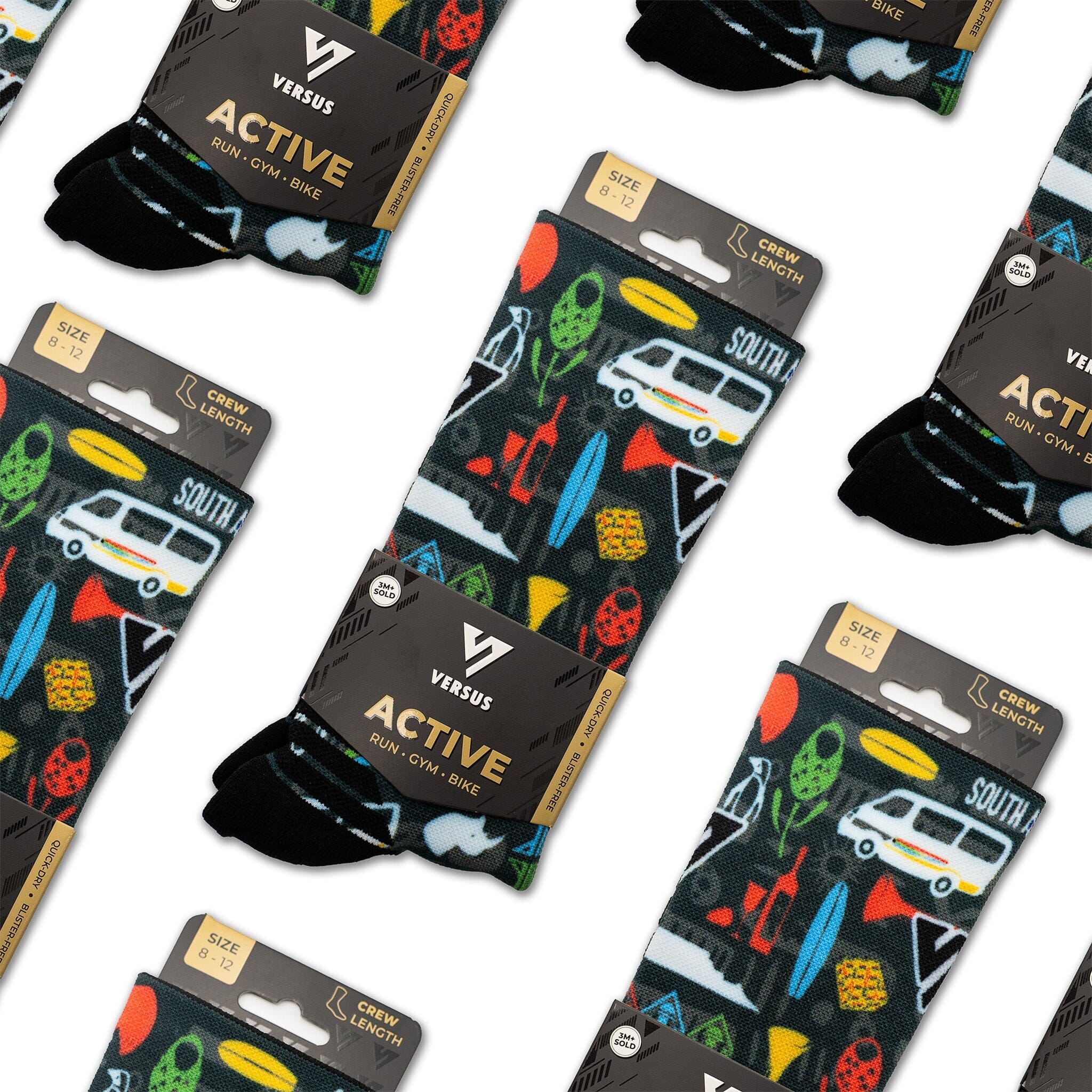 Versus Heritage 5.0 Active Crew Socks 