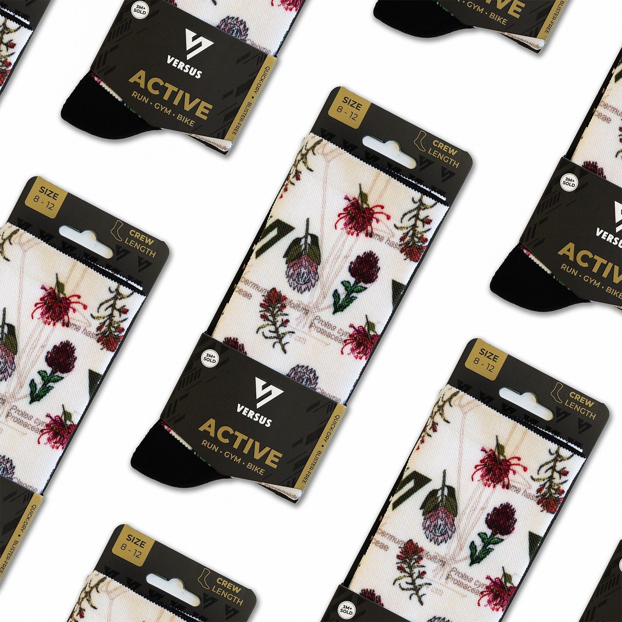 Versus Protea Active Crew Socks 