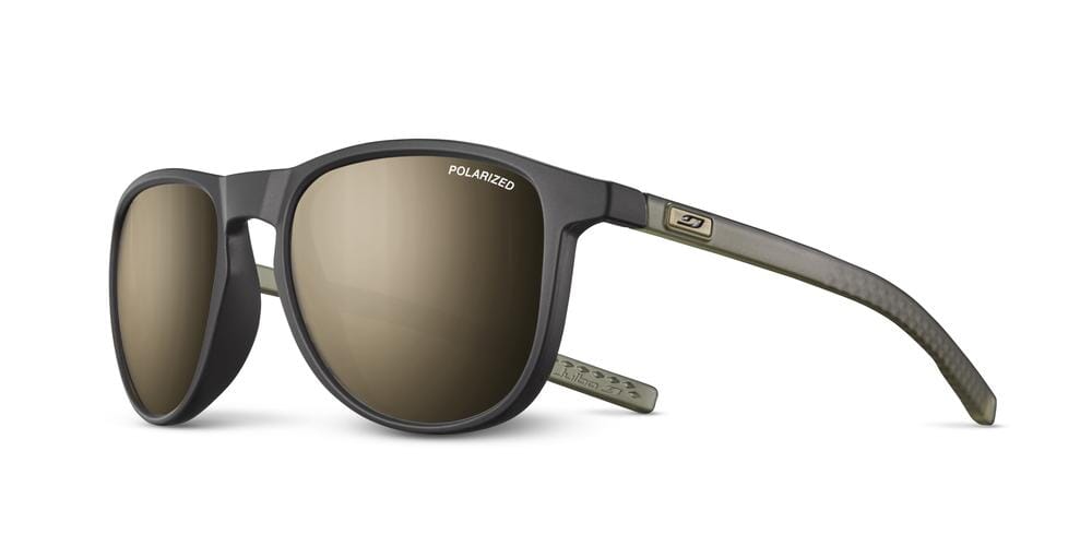 Julbo Canyon Sunglasses Black / Translucent Army Green Polarized 3+ One Size