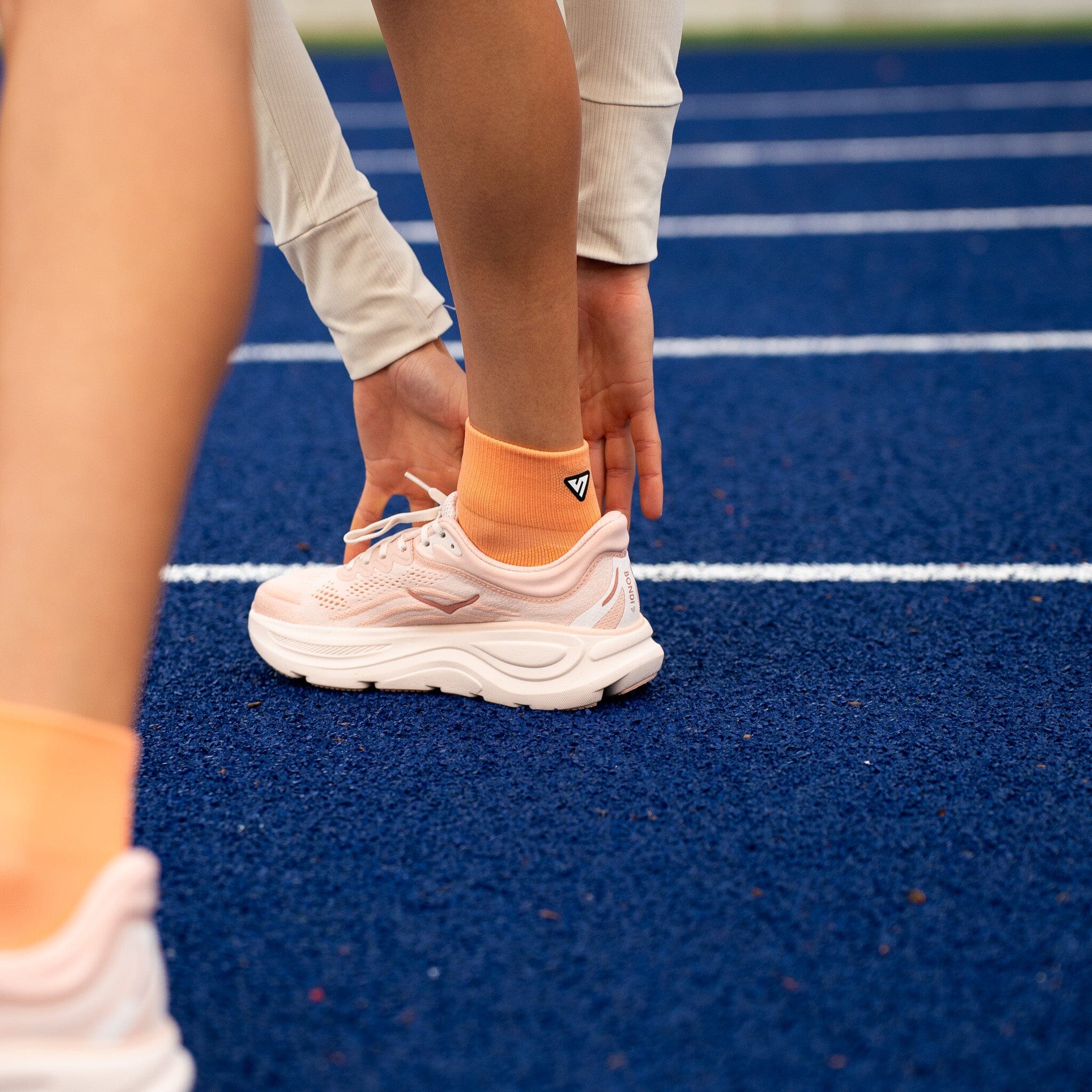 Versus Peachy Running Quarter Socks 