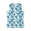 JINGER Men's Seamless Running Tank Top JM-6029 Blue M 