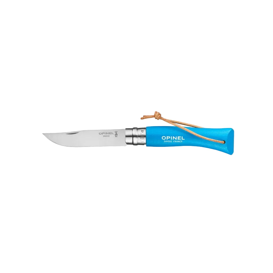 Opinel Pocket Knife N°07 Bushwhacker Cyan Blue 