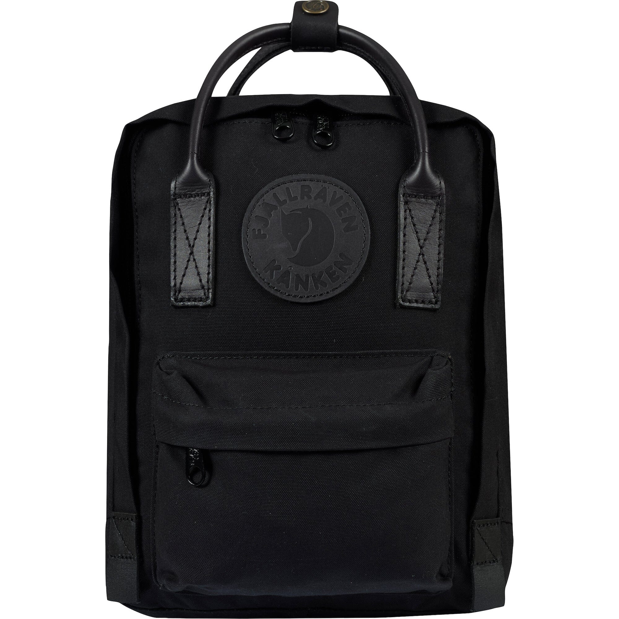 Fjallraven Kanken No. 2 Black Mini Backpack Black 