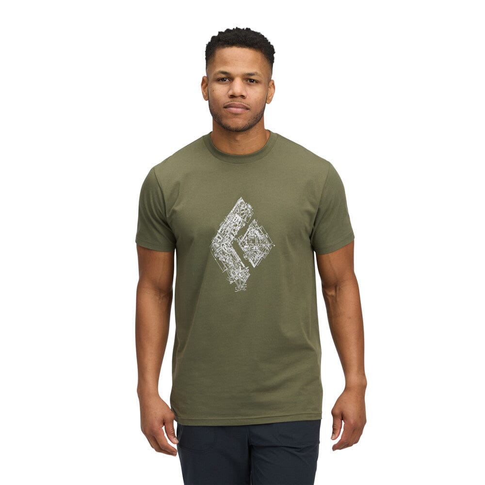 Black Diamond Men's Engineered Diamond Short Sleeve Tee 