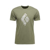 Black Diamond Men's Engineered Diamond Short Sleeve Tee Dark Curry S 