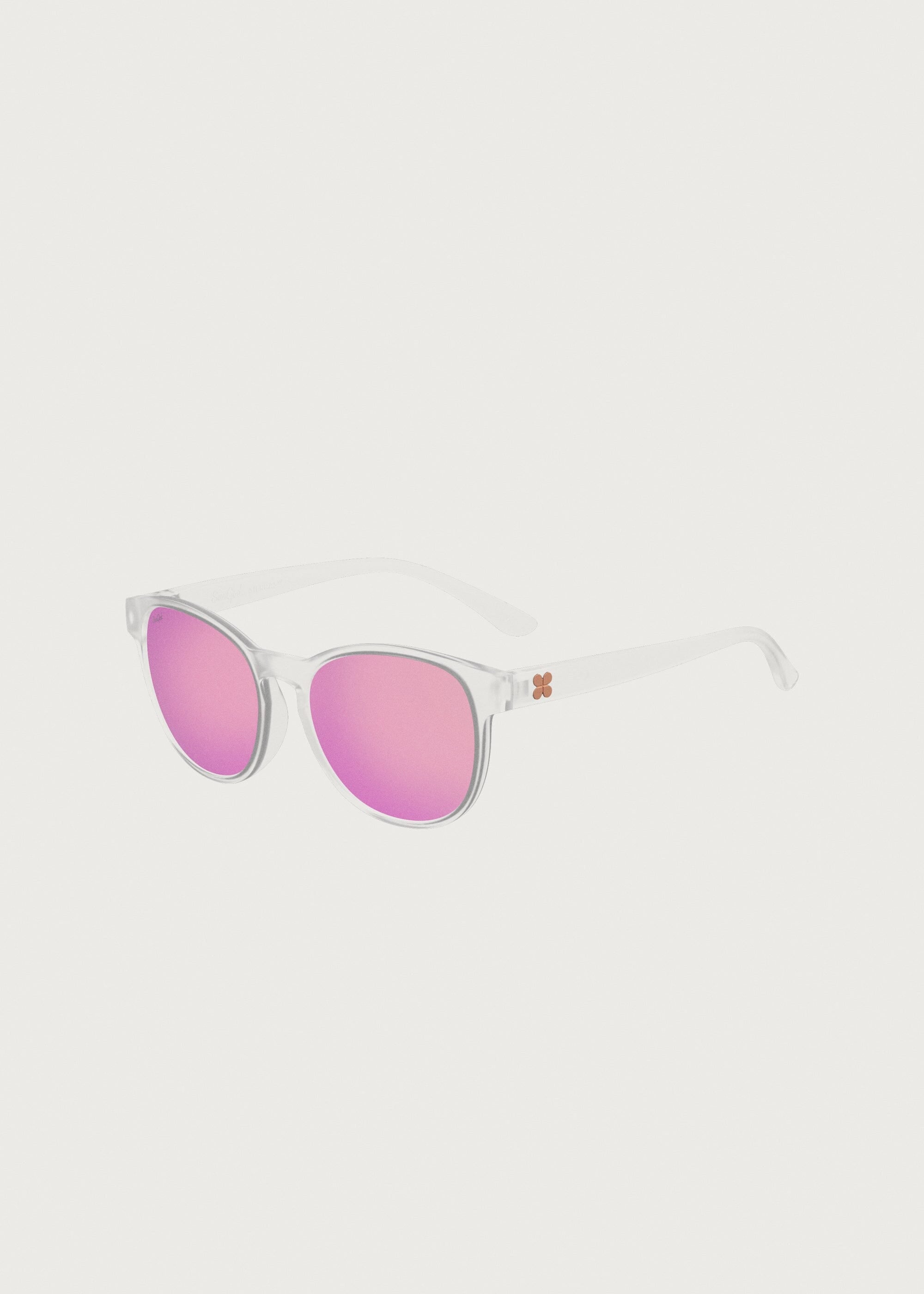 Sungod Sierras 8KO glasses Frosted Clear / Rose 