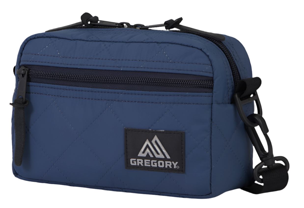 Gregory Padded Shoulder Pouch S Messenger Bag Navy Quilted 