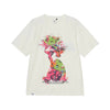 JINGER Unisex Running T-Shirt J-1051 White Pink S 