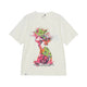 JINGER Unisex Running T-Shirt J-1051 White Pink S 